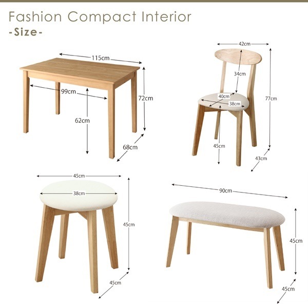 [組立設置付]ダイニング [ルクス] 3点セット(テーブルW115(ブラウン)+チェア2脚(グリーン))