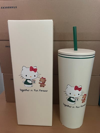 Starbucks - スターバックス　キティ New 2024 Taiwan Starbucks x HELLOKITTY 16oz SS Tumbler | eBay