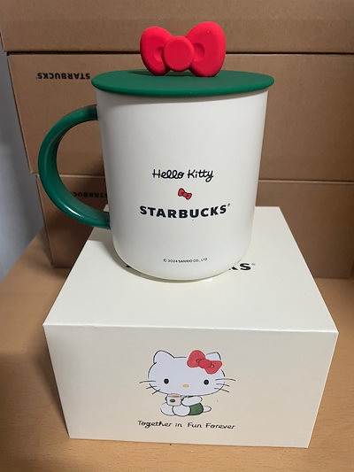 【日本未発売】STARBUCKS キティ カップクリップ 海外限定 新品未開封 ハローキティ スターバックス シリコンカップ