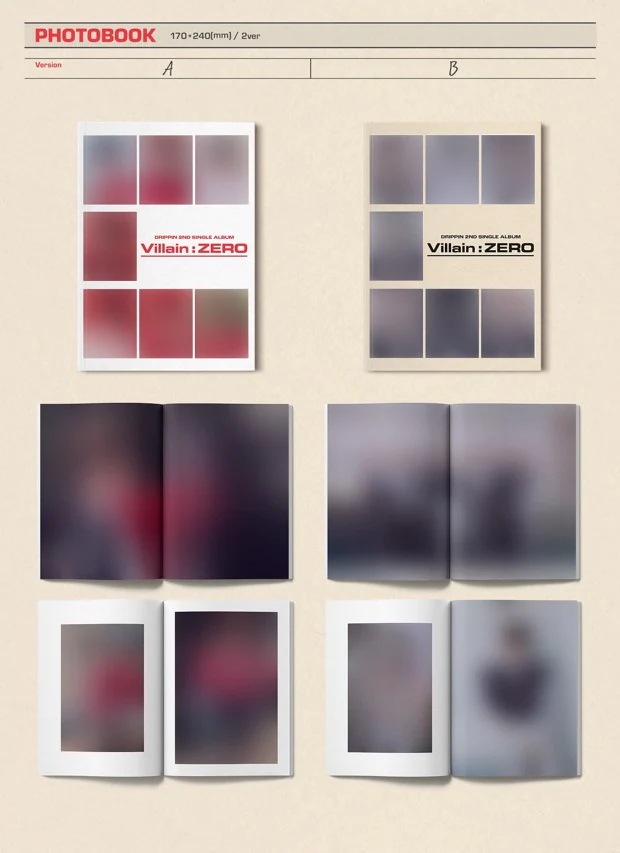 [SET] DRIPPIN [Villain : ZERO] 2nd Single Album