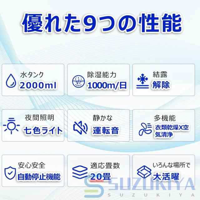除湿機 空気清浄機 小型 コンプレッサー 静音 衣類乾燥 除湿乾燥機 2000ML 強力 除湿乾燥機 乾燥器 電気代 大容量 パワフル除湿機 ベルチェ式 多機能 家庭用78 除湿機 空気清浄機 小型 コンプレッサー 静音 衣類乾燥 除湿乾燥機 2000ML 強力 除湿乾燥機 乾燥器 電気代 大容量 パワフル除湿機 ベルチェ式 多機能 家庭用78