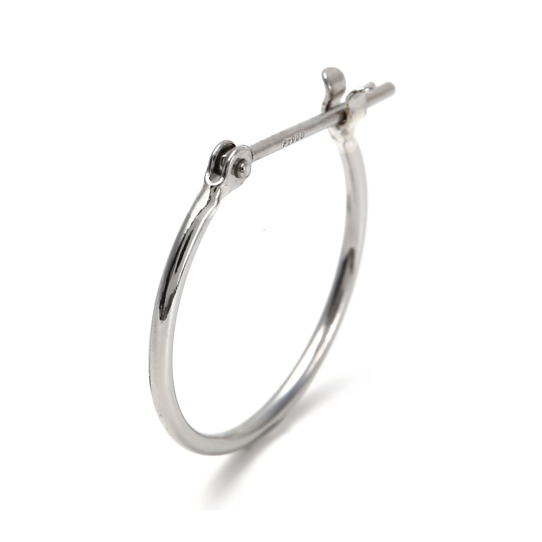 プラチナ フープ ピアス 1.015mm 片耳 Pt900 シンプル 定番 レディース メンズ 人気 プラチナ フープ ピアス 1.015mm 片耳 Pt900 シンプル 定番 レディース メンズ 人気