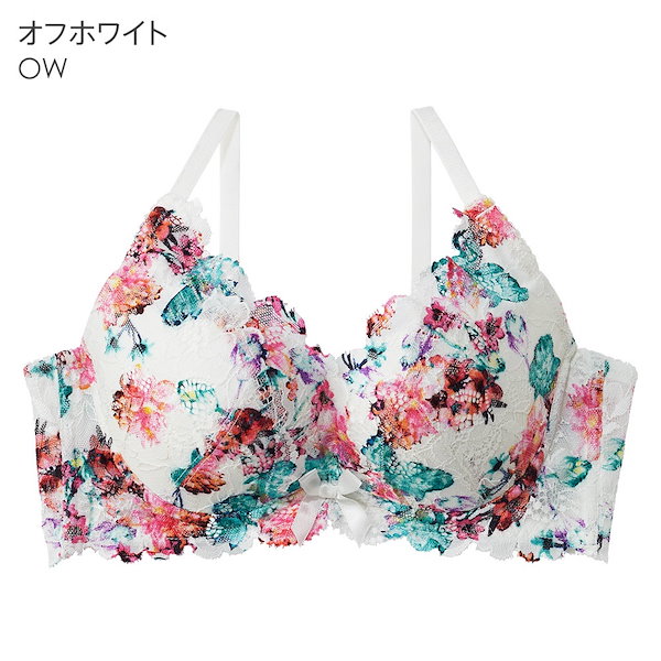 Qoo10 - Unicolor Flower Satin Extra Bra (aimerfeel Emefil