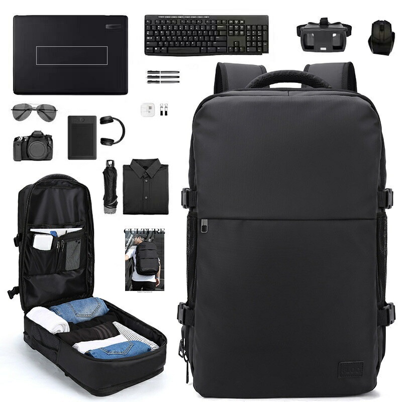 【即納】ビジネスリュック メンズ 50l 大容量 防水 ビジネス リュック バッグ a4 pc usbポート 多機能 靴 収納 出張 旅行 ジム 防災 ナイロン 黒 ペットボトル 2way 30代 4 【即納】ビジネスリュック メンズ 50l 大容量 防水 ビジネス リュック バッグ a4 pc usbポート 多機能 靴 収納 出張 旅行 ジム 防災 ナイロン 黒 ペットボトル 2way 30代 4