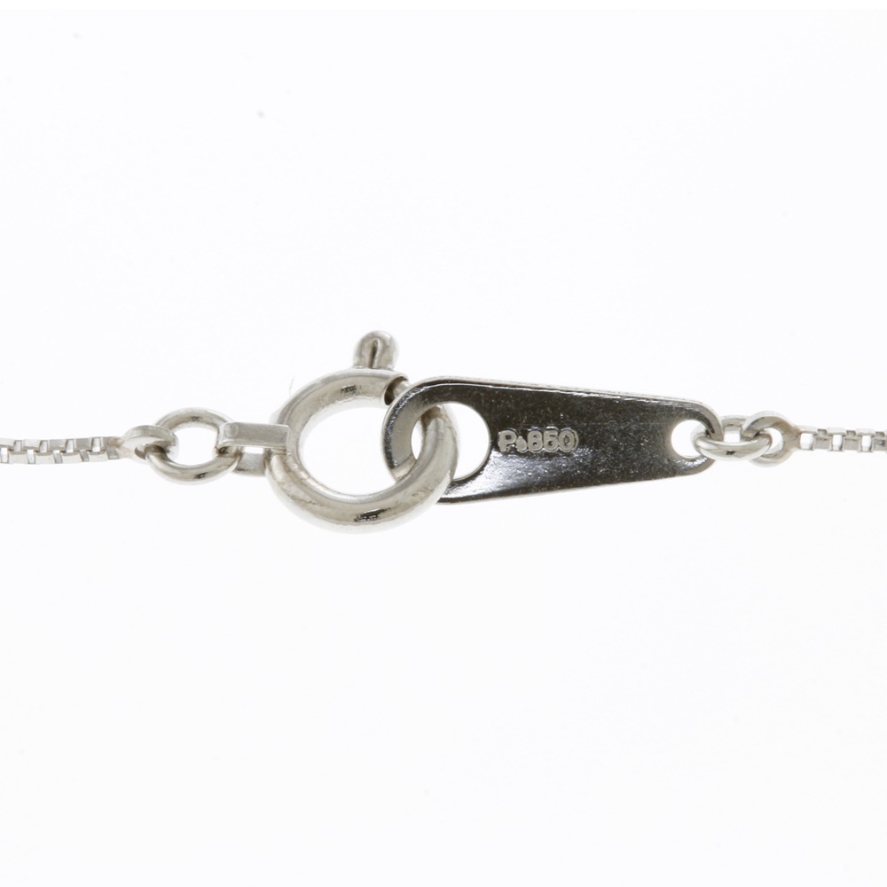 ネックレス Pt850プラチナ アクアマリン 中古 美品 ネックレス Pt850プラチナ アクアマリン 中古 美品