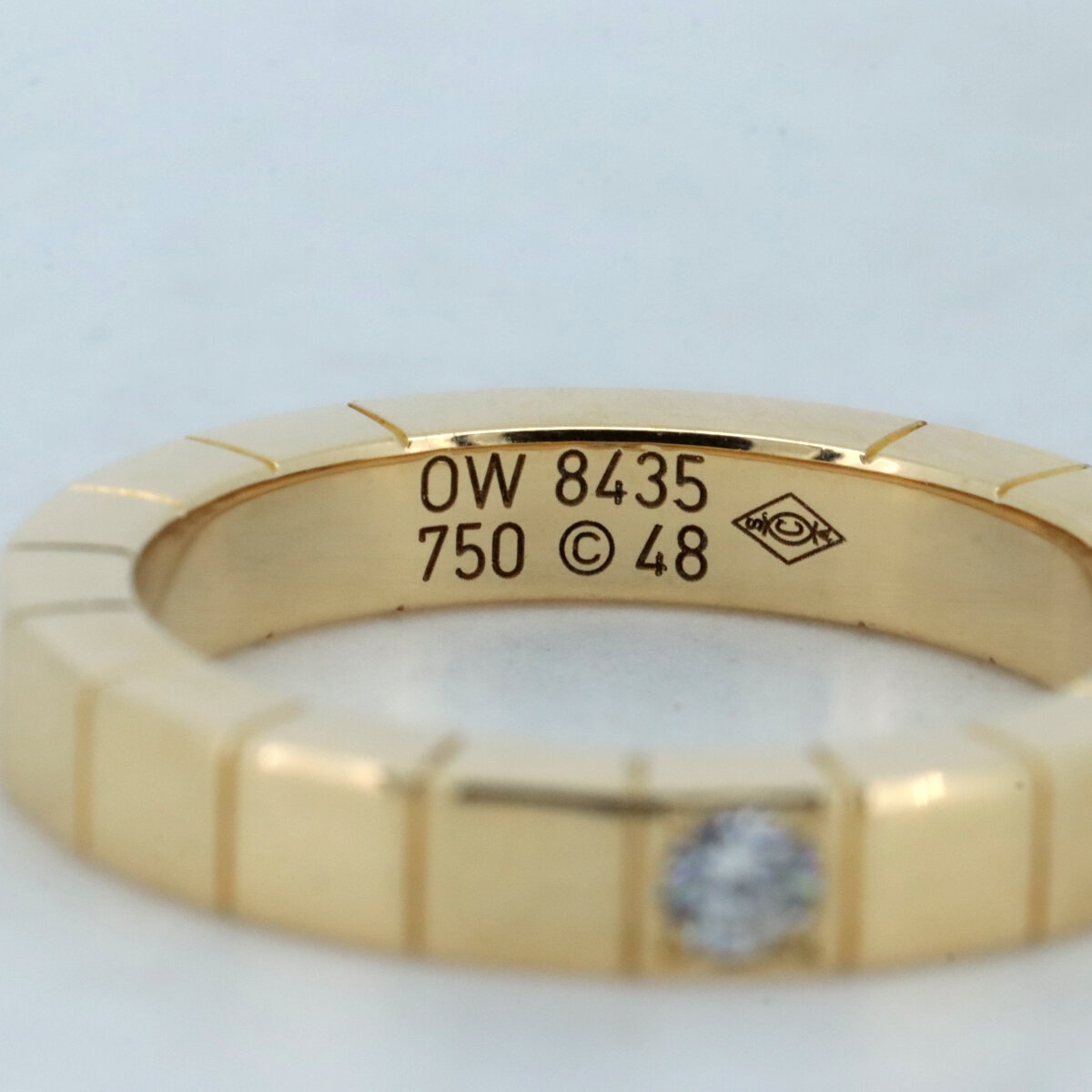 ラニエール ダイヤモンド リング 指輪 8号 K18YG(18金 イエローゴールド) 質屋出品