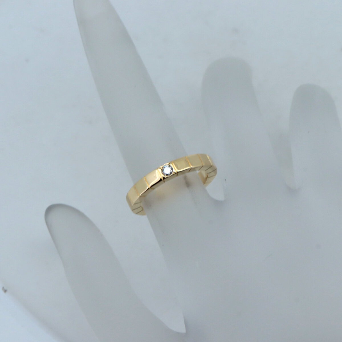 ラニエール ダイヤモンド リング 指輪 8号 K18YG(18金 イエローゴールド) 質屋出品