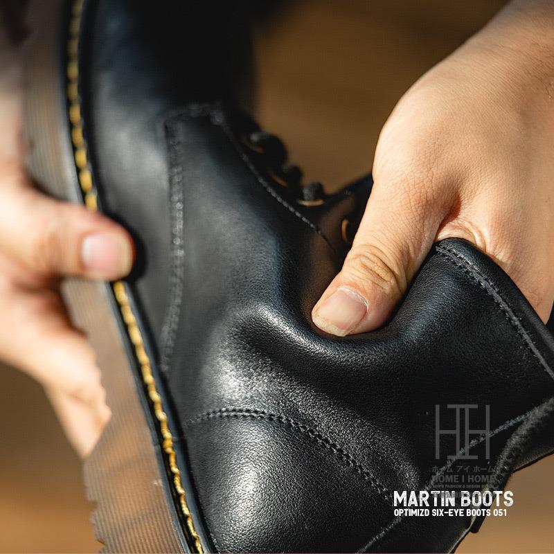 ワークブーツ メンズ レディース 6ホール 本革 厚底靴 レースアップ 編み上げ 冬 防寒 バイク 防水 防滑 ワークブーツ メンズ レディース 6ホール 本革 厚底靴 レースアップ 編み上げ 冬 防寒 バイク 防水 防滑