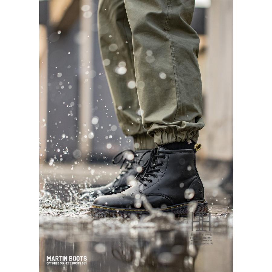 ワークブーツ メンズ レディース 6ホール 本革 厚底靴 レースアップ 編み上げ 冬 防寒 バイク 防水 防滑 ワークブーツ メンズ レディース 6ホール 本革 厚底靴 レースアップ 編み上げ 冬 防寒 バイク 防水 防滑