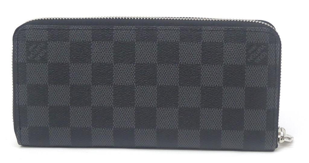 【新品】ルイ・ヴィトン ジッピーウォレットホリゾンタル N00056 ダミエ・グラフィット LOUISVUITTON 長財布(66462)