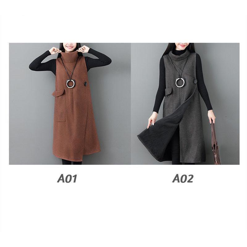 ジャンパースカート ロングワンピース Iライン ハイネック 裏ボア 裏起毛 ワンピース 膝丈 春秋 冬 シンプル ミディアム丈 コーデ おしゃれ ジャンパースカート ロングワンピース Iライン ハイネック 裏ボア 裏起毛 ワンピース 膝丈 春秋 冬 シンプル ミディアム丈 コーデ おしゃれ