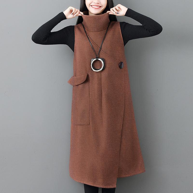 ジャンパースカート ロングワンピース Iライン ハイネック 裏ボア 裏起毛 ワンピース 膝丈 春秋 冬 シンプル ミディアム丈 コーデ おしゃれ ジャンパースカート ロングワンピース Iライン ハイネック 裏ボア 裏起毛 ワンピース 膝丈 春秋 冬 シンプル ミディアム丈 コーデ おしゃれ