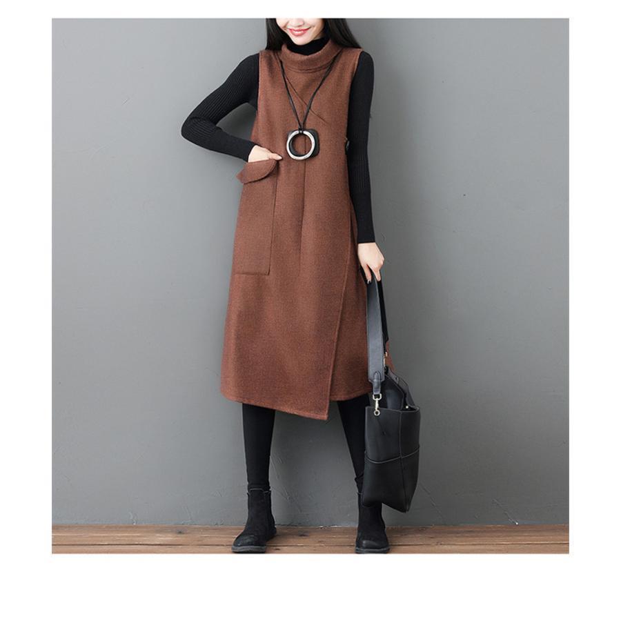 ジャンパースカート ロングワンピース Iライン ハイネック 裏ボア 裏起毛 ワンピース 膝丈 春秋 冬 シンプル ミディアム丈 コーデ おしゃれ ジャンパースカート ロングワンピース Iライン ハイネック 裏ボア 裏起毛 ワンピース 膝丈 春秋 冬 シンプル ミディアム丈 コーデ おしゃれ