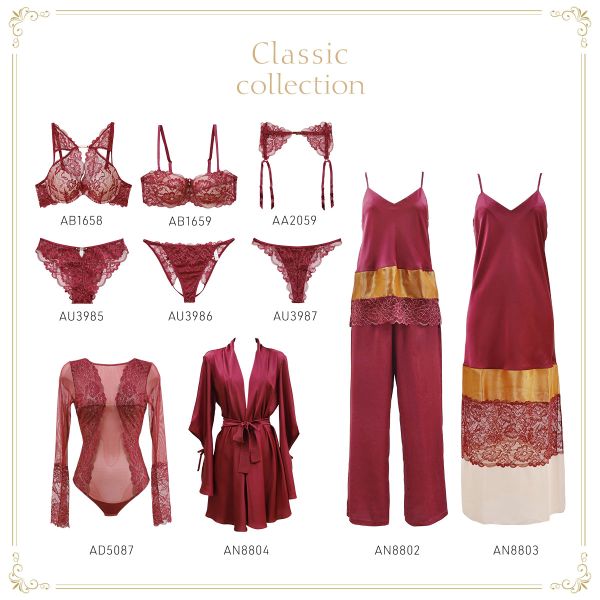 アンブラ ANNEBRA Classic ルームウェア キャミソール ロングパンツ セットアップ 上