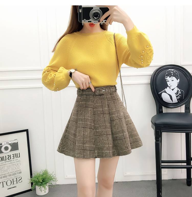 セーター ニット スカート セットアップ レディース ツーピース ミニ フレア 千鳥格子 チェック ショート 長袖 着回し かわいい カジュアル おしゃれ お出かけ デート 黄色 青 白 S M L セーター ニット スカート セットアップ レディース ツーピース ミニ フレア 千鳥格子 チェック ショート 長袖 着回し かわいい カジュアル おしゃれ お出かけ デート 黄色 青 白 S M L