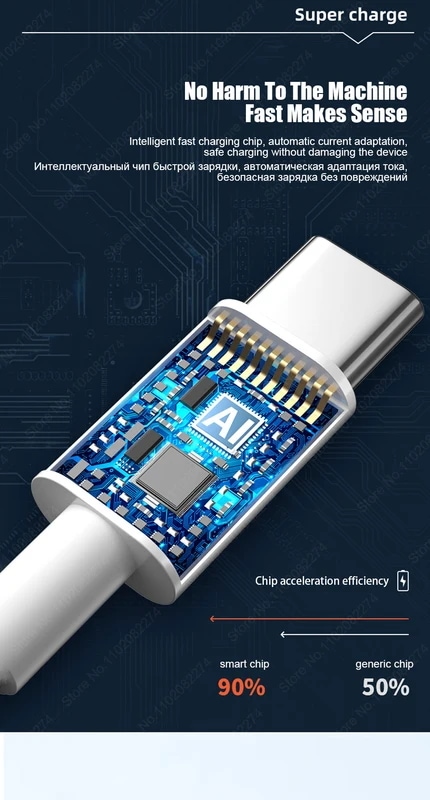 USB Type-C急速充電ケーブル,Xiaomi 6a,Redmi note 11, 12,ターボ,Xiaomi 13, 12 pro,poco