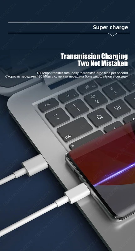 USB Type-C急速充電ケーブル,Xiaomi 6a,Redmi note 11, 12,ターボ,Xiaomi 13, 12 pro,poco