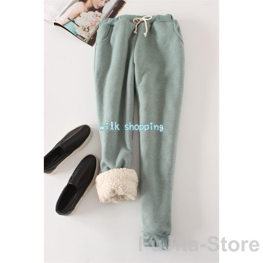 裏起毛 レディース スウェットパンツ ジョガーパンツ ズボン スウェット ルームウェア あったか リラックス もこもこ 防寒 大きいサイズ パンツ