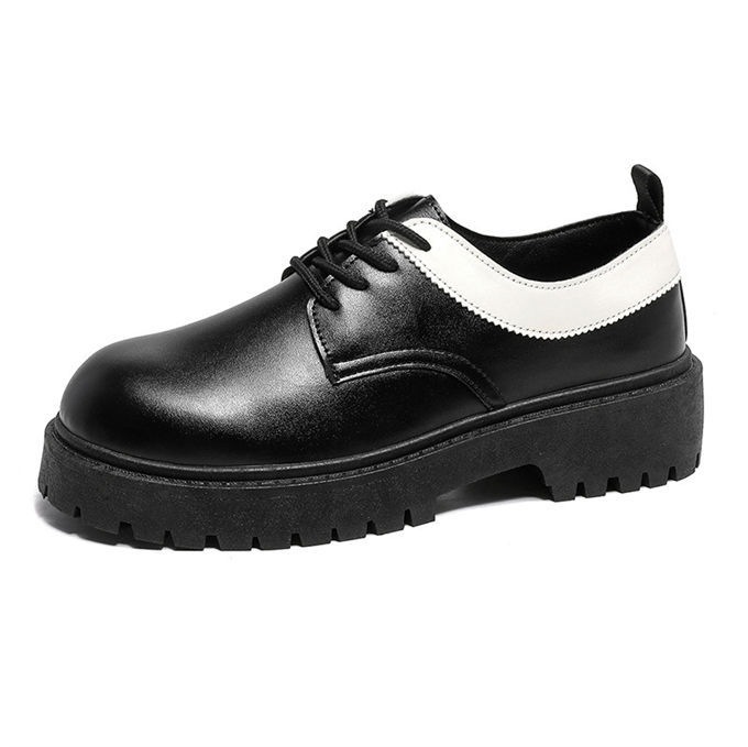 靴 ブーツ メンズ 厚底ラバーソールシューズ ヴィジュアル系 ビジュアル系 靴 くつ チャッカブーツ デザートブーツ ドレスシューズ レースアップ ローカット PUレザー 合成皮革 合皮 シンプル 大