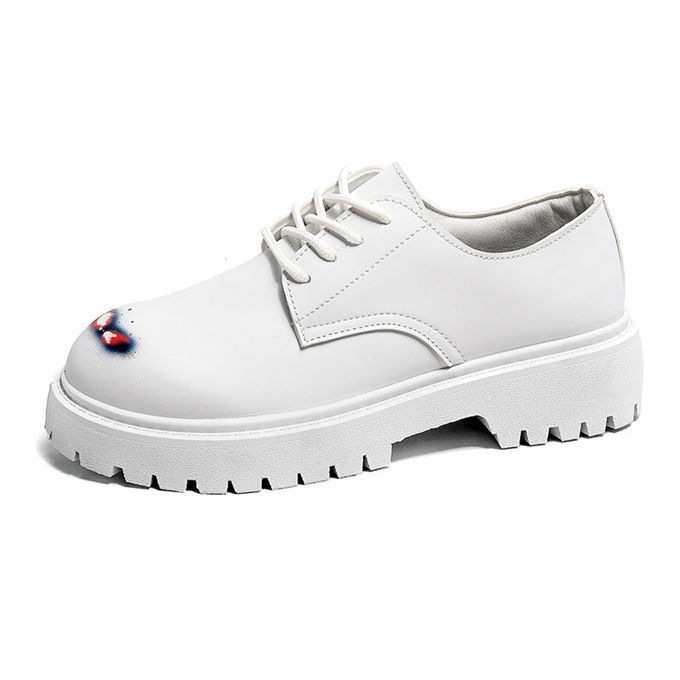 靴 ブーツ メンズ 厚底ラバーソールシューズ ヴィジュアル系 ビジュアル系 靴 くつ チャッカブーツ デザートブーツ ドレスシューズ レースアップ ローカット PUレザー 合成皮革 合皮 シンプル 大