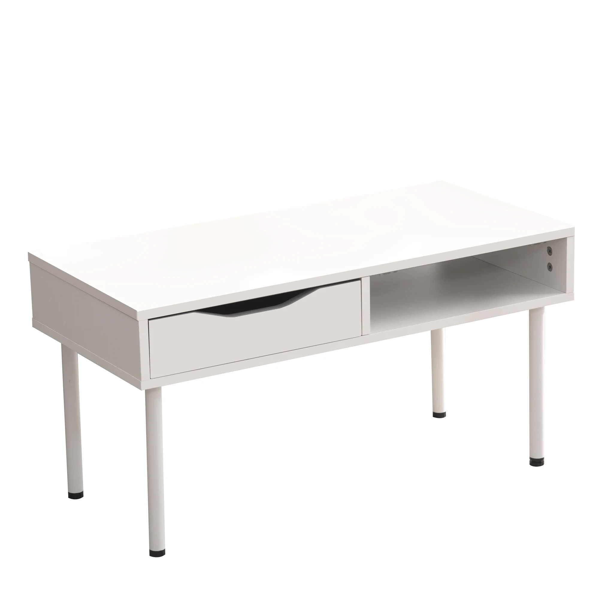 80【新品登場】簡易テーブル ローテーブル センターテーブル リビングテーブル カフェテーブル ソファテーブル 引き出し1つ付き 組み立て簡単 【ホワイト+ホワイト】 80【新品登場】簡易テーブル ローテーブル センターテーブル リビングテーブル カフェテーブル ソファテーブル 引き出し1つ付き 組み立て簡単 【ホワイト+ホワイト】