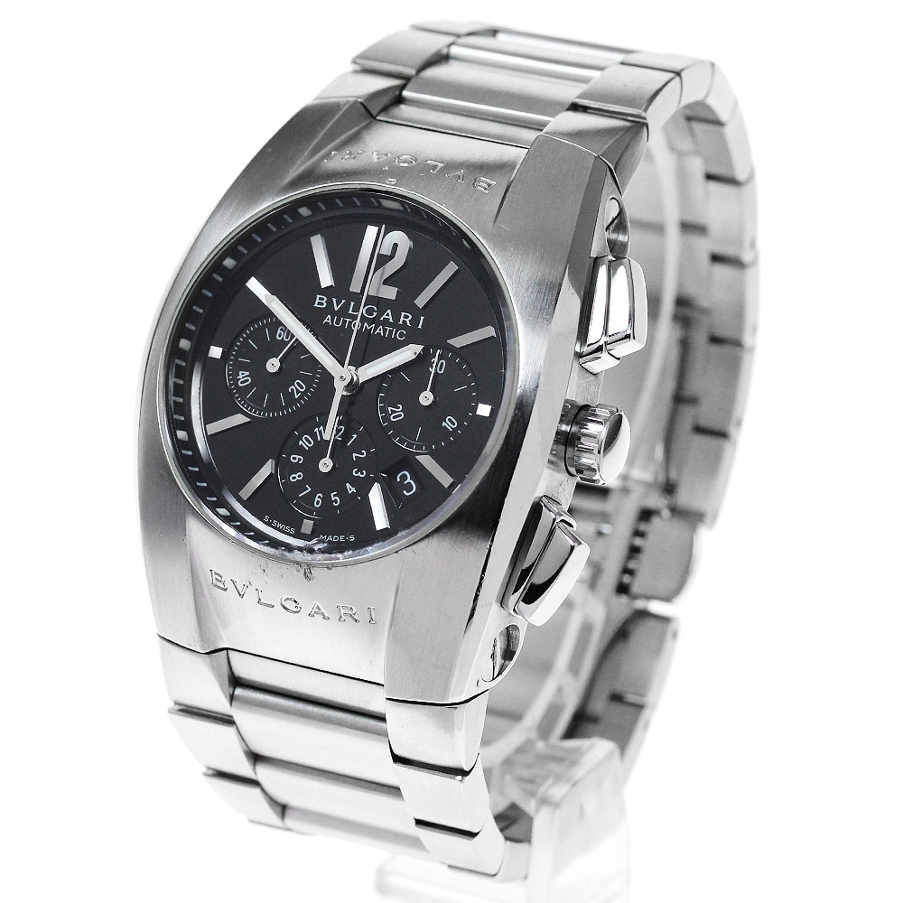 ブルガリ BVLGARI EG35SCH エルゴン クロノグラフ 自動巻き ボーイズ 保証書付き_860063【中古】 ブルガリ BVLGARI EG35SCH エルゴン クロノグラフ 自動巻き ボーイズ 保証書付き_860063【中古】