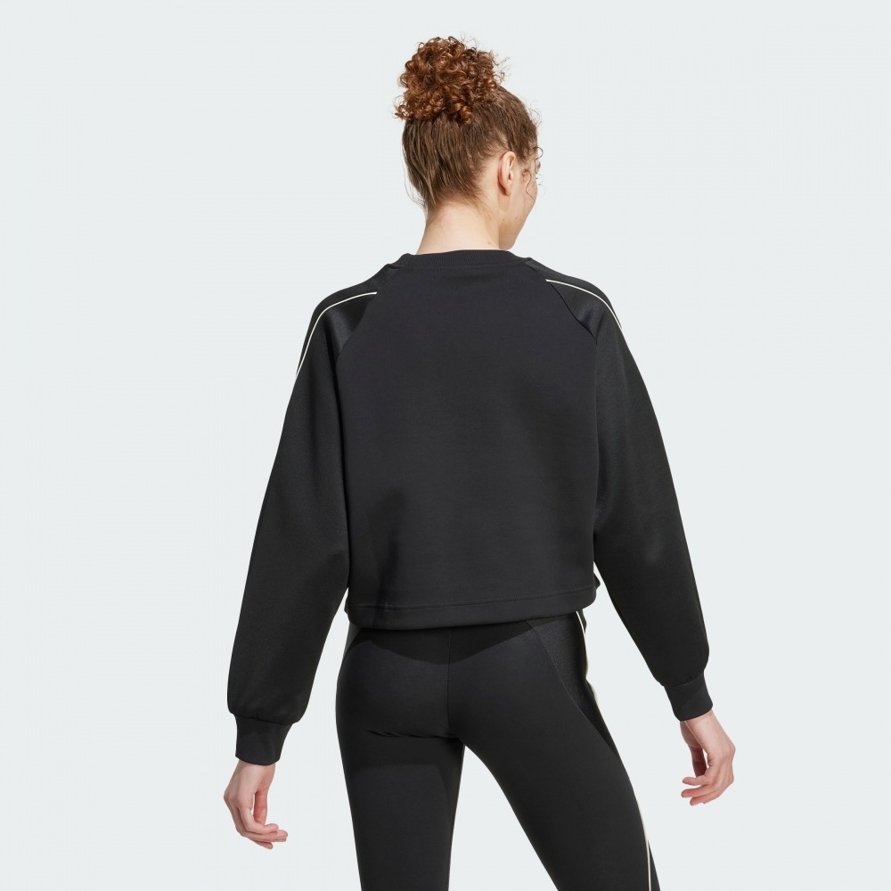 アディダススタジアム 3 ストライプクルーネックスウェットシャツ JL6996 アディダススタジアム 3 ストライプクルーネックスウェットシャツ JL6996