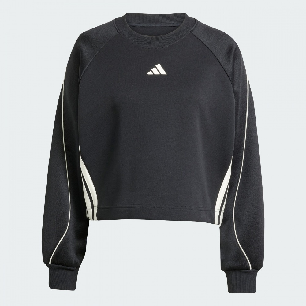 アディダススタジアム 3 ストライプクルーネックスウェットシャツ JL6996 アディダススタジアム 3 ストライプクルーネックスウェットシャツ JL6996