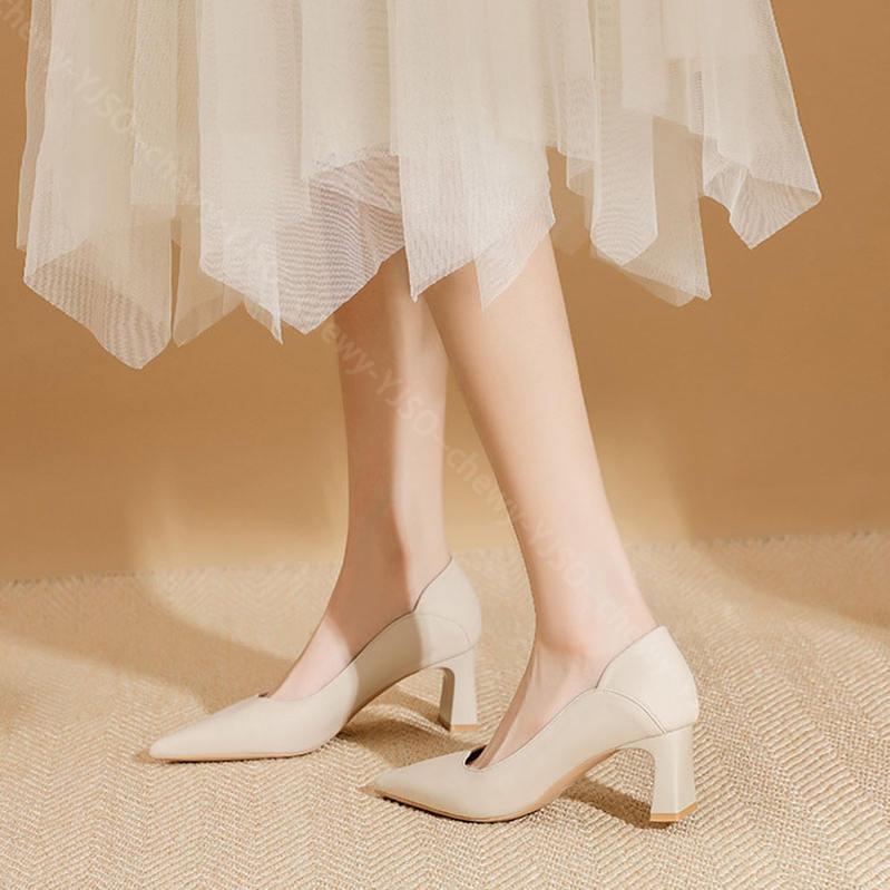 777円OFFクーポン パンプス 痛くない レディースパンプス ポインテッドトゥ ハイヒール 太ヒール 6cmヒール 結婚式 二次会 パーティー 歩きやすい 大きいサイズ 小さいサイズ オフィス フォ