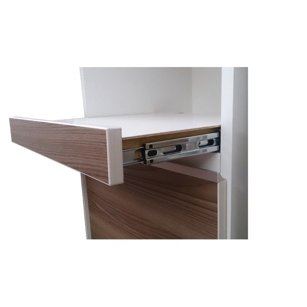 レンジ台 キッチン収納 幅50cm ブラウン 木目調 上置き 2口コンセント スライドテーブル付き 日本製 ハイレンジボード 完成品 玄関渡し