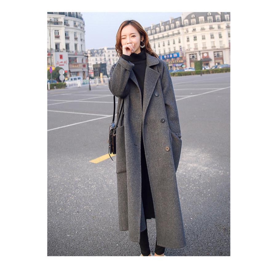 新作 トレンド チェスターコート コート レディース アウター ロングコート テーラードコート ゆったり 厚手 韓国風 暖かい 秋冬 通勤
