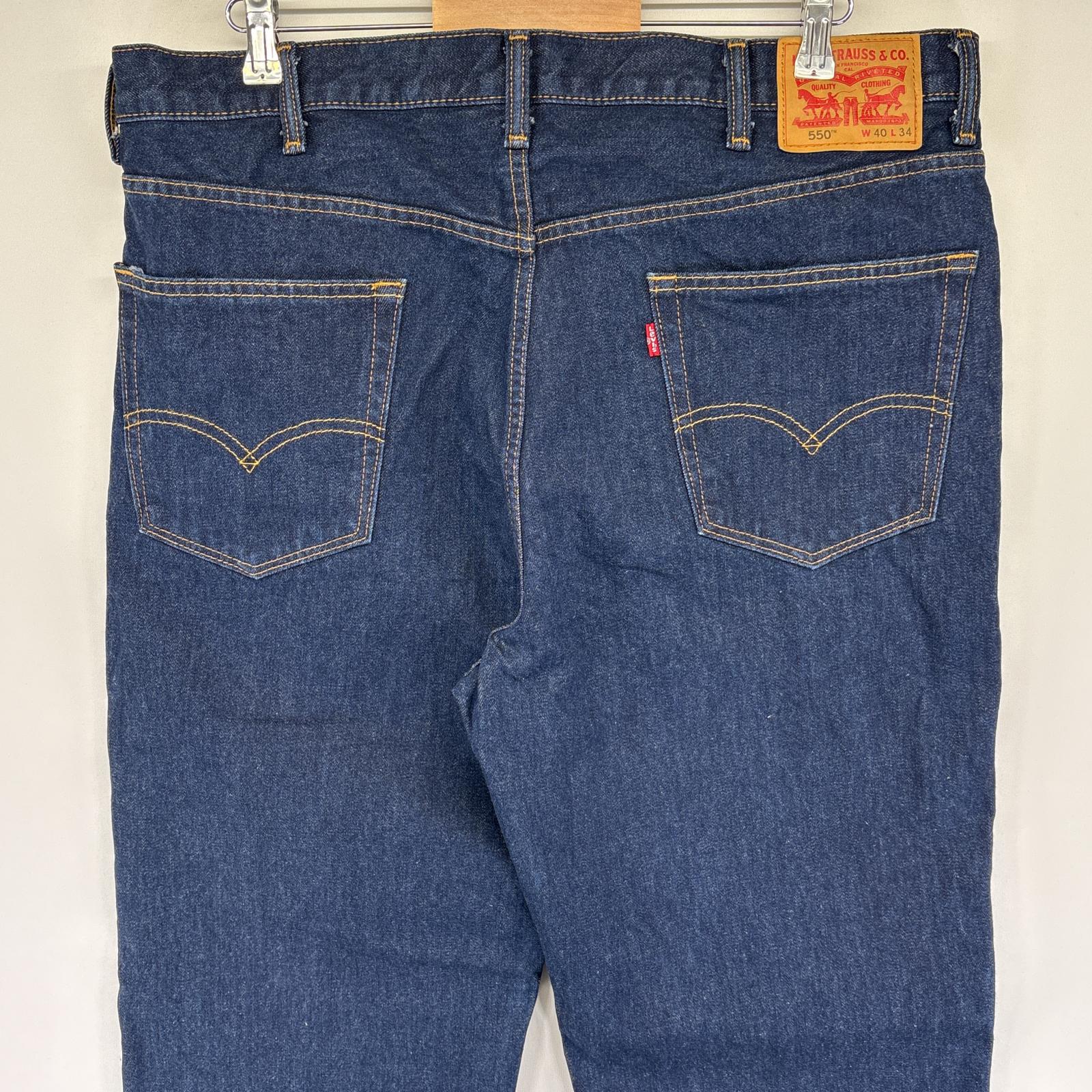 古着 デニムパンツ 550 ジッパーフライ ジーンズ ジーパン 5ポケット 長ズボン 色落ち w40 L34 ブルー メンズ 古着 デニムパンツ 550 ジッパーフライ ジーンズ ジーパン 5ポケット 長ズボン 色落ち w40 L34 ブルー メンズ