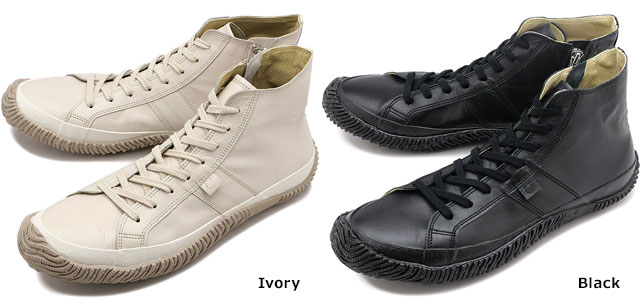 スニーカー ハイカット [SP443] SP-443 メンズレディース 日本製 カンガルーレザー サイドジップ MOVE スピングル ムーブ 当店激オシ