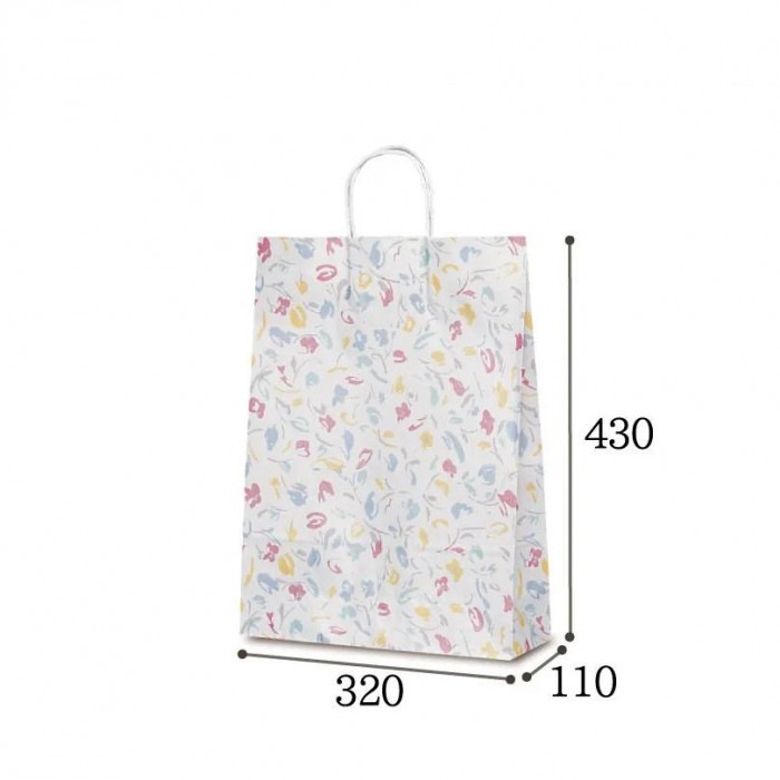 自動紐手提袋 T-8 クレア 1840 50枚 自動紐手提袋 T-8 クレア 1840 50枚