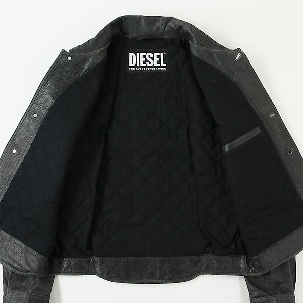 Qoo10] DIESEL レザージャケット メンズ L-MARTI