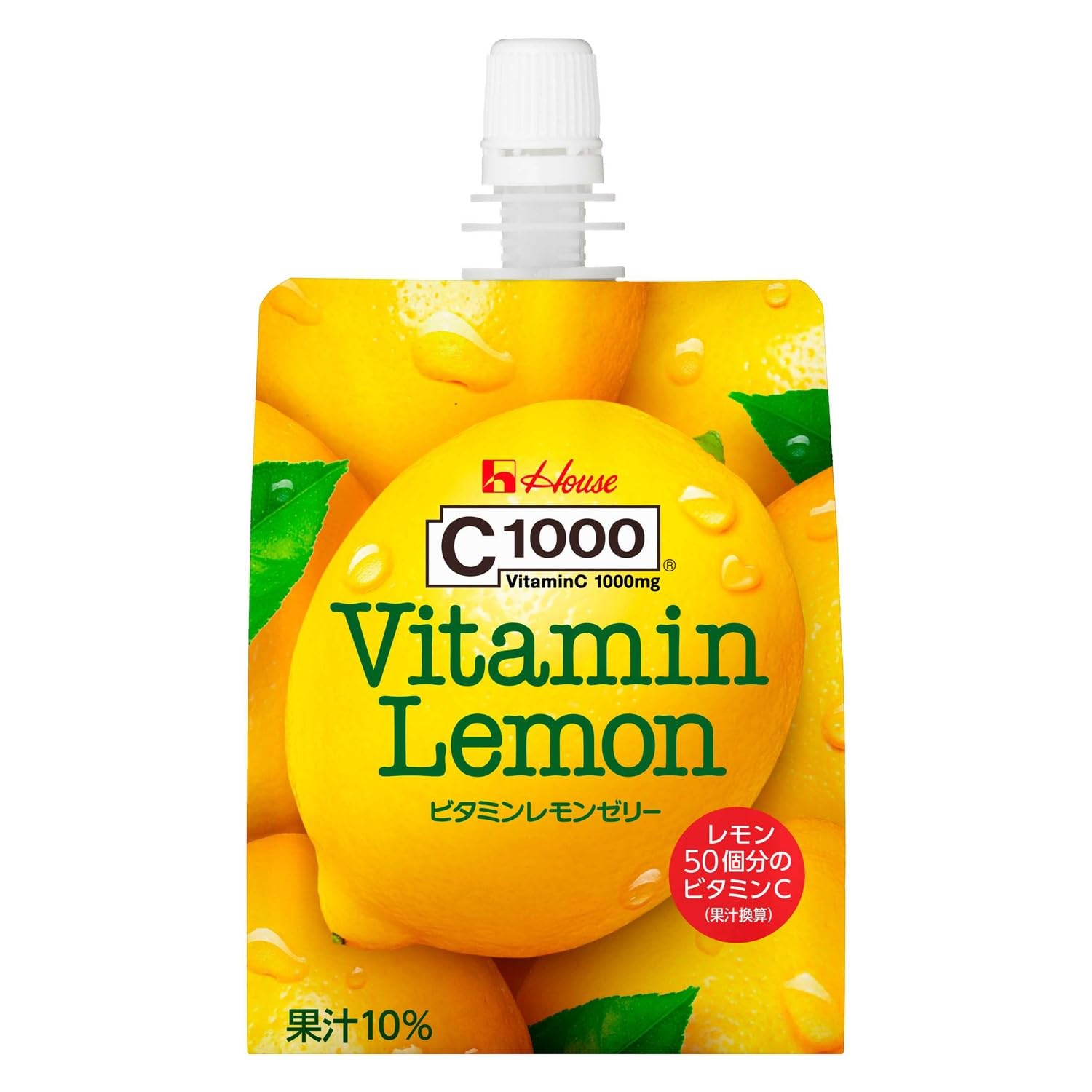 【Amazon.co.jp 限定】 With(ウィズ) ハウスウェルネスフーズ C1000 ビタミンレモンゼリー180g×24袋