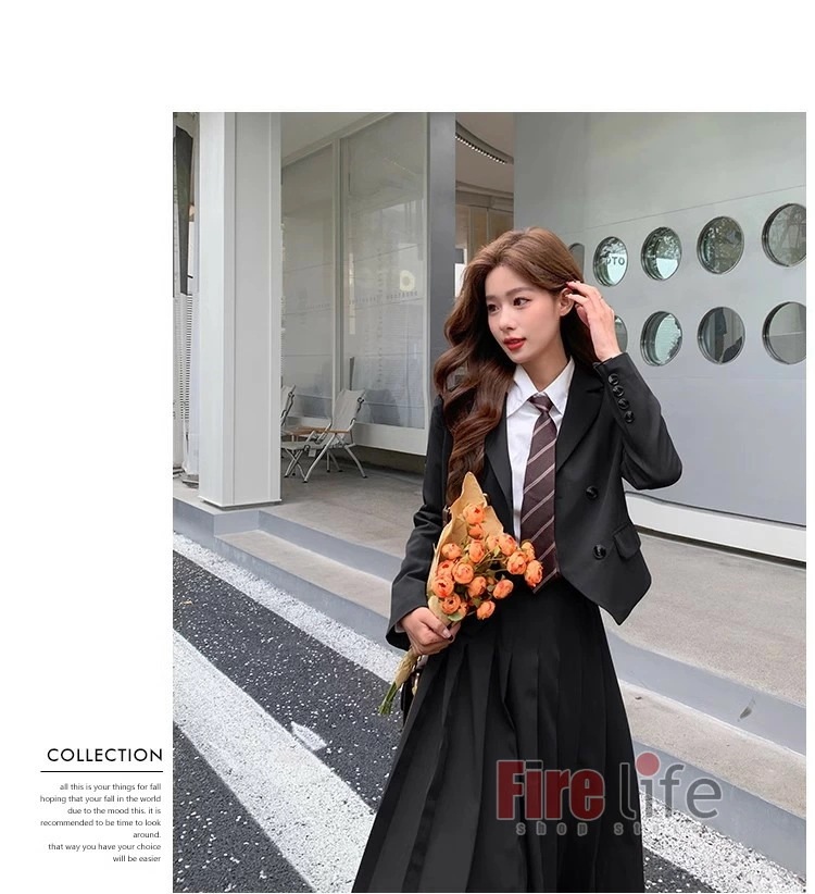 卒業式 女の子 卒業スーツ スカートスーツ 入学式スーツ セットアップ 卒服 JK制服 フォーマルスーツ 子供スーツ スーツジャケット ロング丈プリーツスカート セミフォーマル 七五三 成人式 女の子 fabempireskincare.com