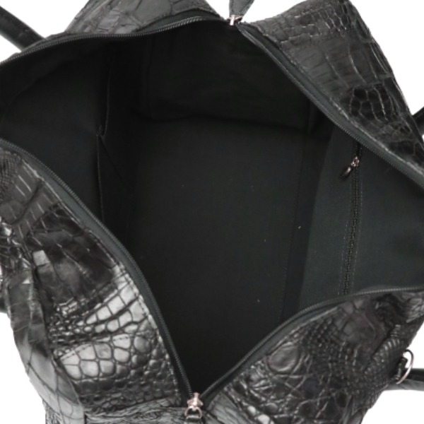 クロコダイル11821 クロコパッチ 訳あり 2WAY ブラック