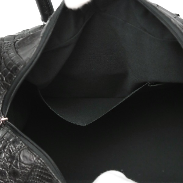 クロコダイル11821 クロコパッチ 訳あり 2WAY ブラック