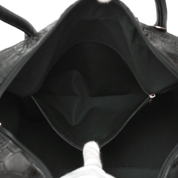 クロコダイル11821 クロコパッチ 訳あり 2WAY ブラック