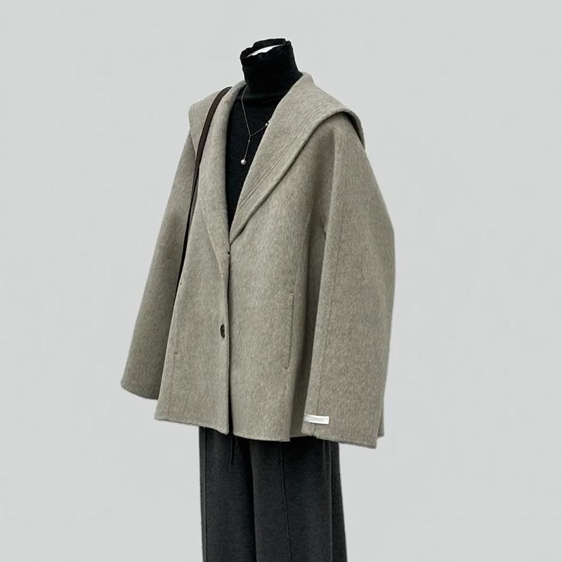 秋冬 コーデ レディース ファッション オシャレ 服 カワイイ シンプル 大人カワイイ 大きいサイズ ハイエンド ウール コート 韓国スタイル スーツ 襟 秋冬 コーデ レディース ファッション オシャレ 服 カワイイ シンプル 大人カワイイ 大きいサイズ ハイエンド ウール コート 韓国スタイル スーツ 襟