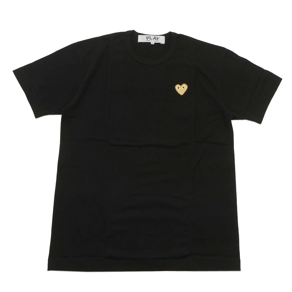 PLAY COMME des GARÇONS Mサイズ 黒 Tシャツ Play Comme des Garcons プレイ コムデギャルソン/メンズ