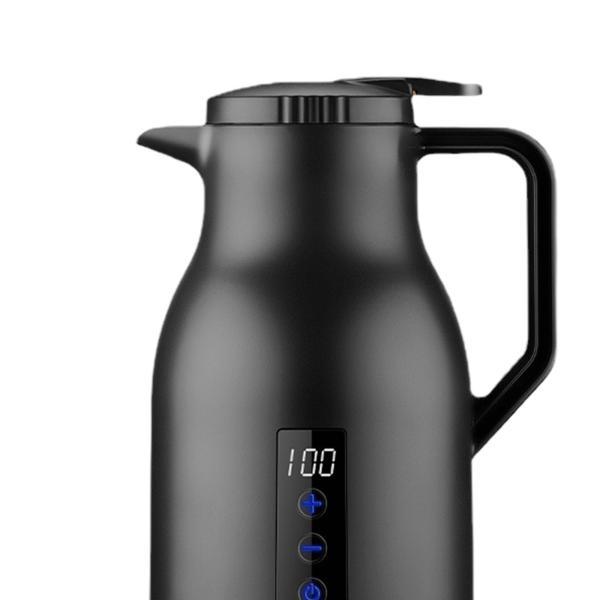 沸騰湯ケトルトラックケトル給湯器ボトル茶ミルク水用ブラックベース付き 沸騰湯ケトルトラックケトル給湯器ボトル茶ミルク水用ブラックベース付き