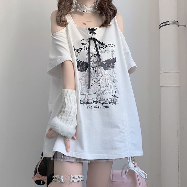d.i.a肩出し背中見せTシャツ♡平成ギャルd.i.a初期の希少腰ガン空き　緑 216294474.jpg?1492614498
