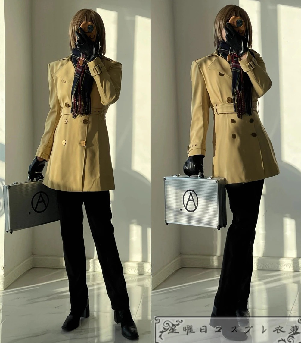 『一部在庫あり』 ペルソナ5 明智吾郎 コート コスプレ衣装 コスチューム