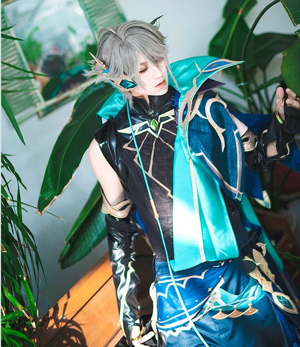 Qoo10] 原神 げんしん アルハイゼン コスプレ衣