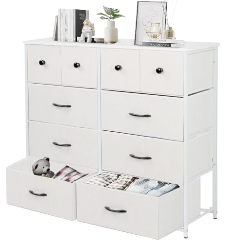 チェスト タンス 収納チェスト 洋服収納 リビング 収納 大容量 4段10杯 100*30*98cm 箪笥 衣類収納 引き出し付き おしゃれ 収納ケース 木製天板 組立簡単 AG-CTG02 (4段1