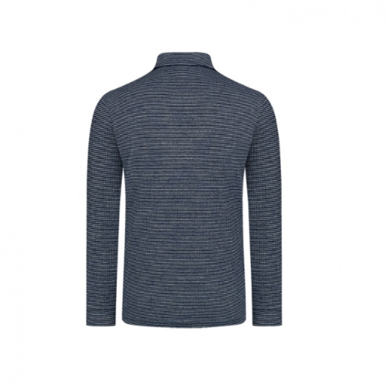 [ルイカステル] メンズフロントストライププリントTシャツ