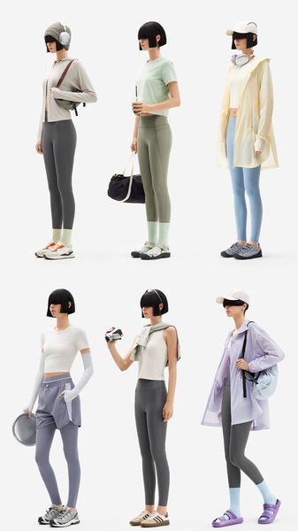 Jiao Nei 306 Cool Zhao Lusi と同じスタイルのヨガパンツ
