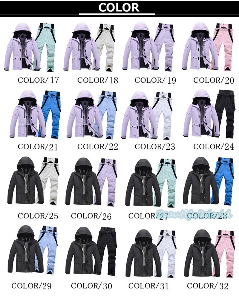 スノーボードウェア 上下 スキーウェア 上下セット メンズ レディース スノボウェア ジャケット パンツ 男女兼用 スノーウェア 撥水 防風 保温 雪遊び